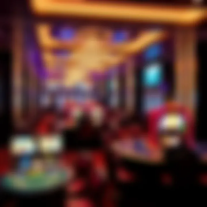 Elegant gaming floor at Aria Resort