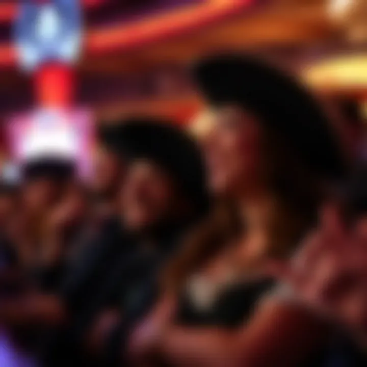 Audience Engagement at the Pirate Show An engaging audience reaction during the Las Vegas Pirate Show, capturing the excitement and energy of the live performance.