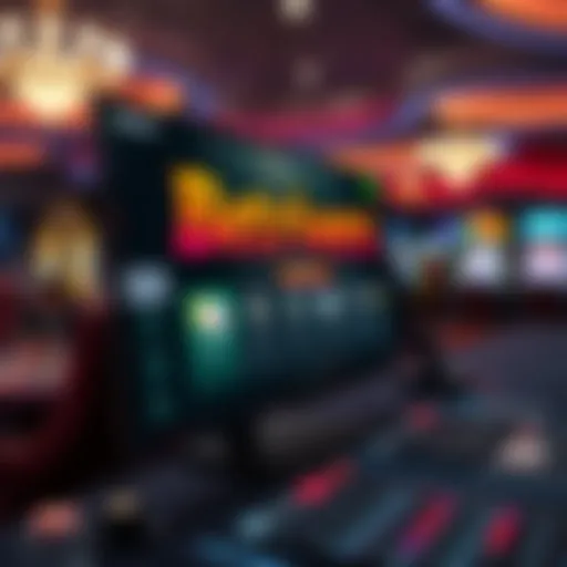 Interface of Betrivers Online Gaming Visual representation of Betrivers platform interface