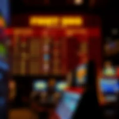 Sportsbook displaying various fight odds