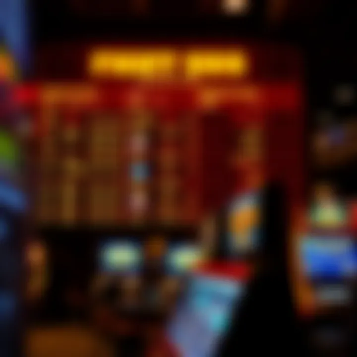 Sportsbook displaying various fight odds