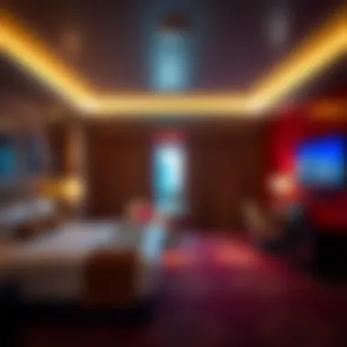 Luxurious Guest Room at Big D Hotel Luxurious guest room interior at the Big D Hotel