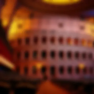 Architectural details of the Colosseum's design