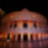 Exterior view of Caesars Palace Colosseum showcasing its grandeur