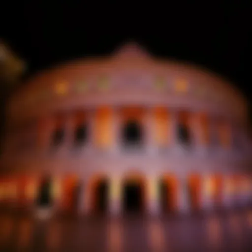 Exterior view of Caesars Palace Colosseum showcasing its grandeur