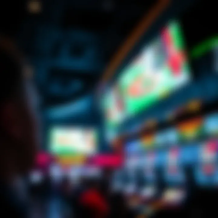 Exciting atmosphere during a major sporting event