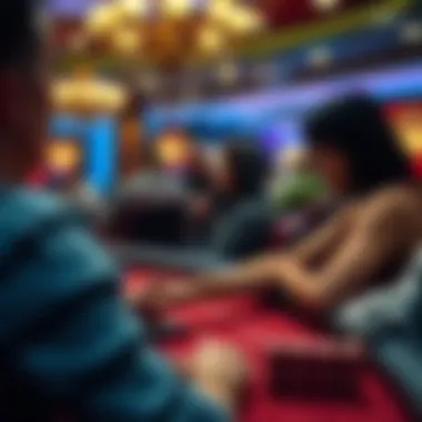 Trends in online gambling depicted through modern graphics