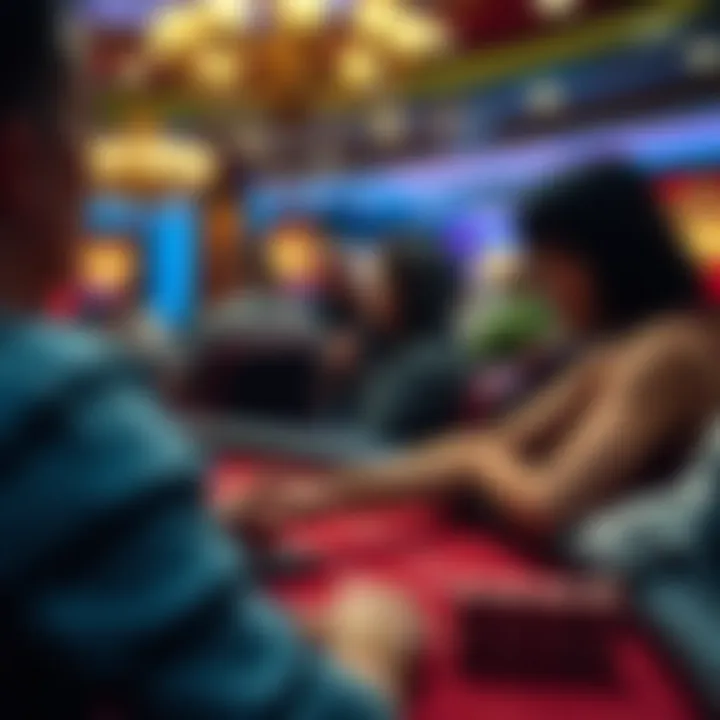 Trends in online gambling depicted through modern graphics