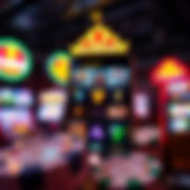 Vibrant interface of a popular casino app showcasing slot games