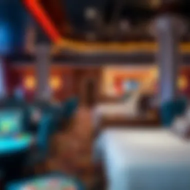 Luxurious amenities at the hotel within the casino complex