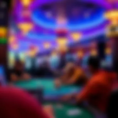 Vibrant Gaming Atmosphere at Coconut Creek Casino Vibrant atmosphere at Coconut Creek Casino during a poker event
