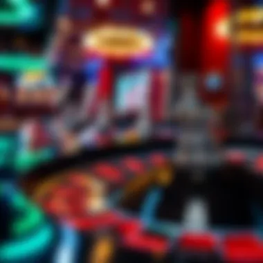 Gameplay Dynamics in Electronic Roulette Dynamic gameplay of electronic roulette highlighting various betting options