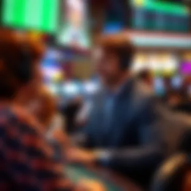 Customer support interaction on a sports betting site