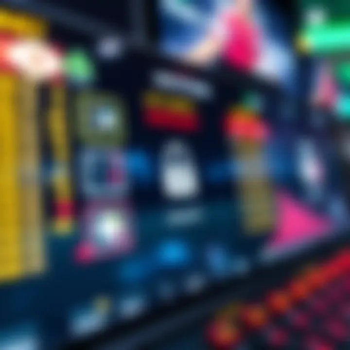 Illustration of security features on a betting platform