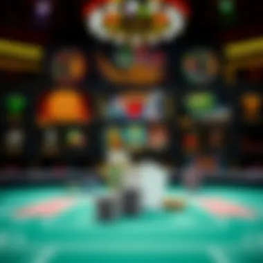 Exploring the Virtual Casino Landscape A modern online casino interface showcasing various games