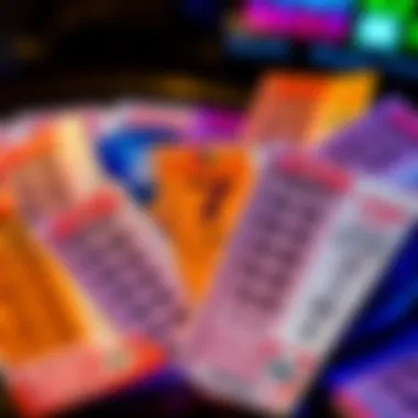 Diverse Lottery Tickets Diverse lottery tickets displayed with varying number combinations