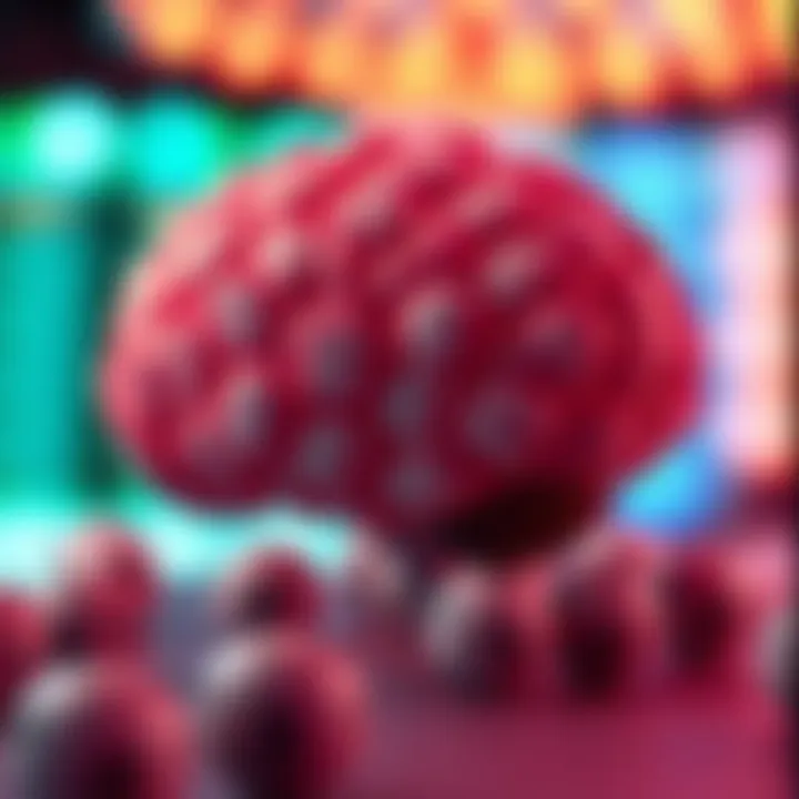 Psychology of Number Selection Illustration of a brain with numbers, symbolizing psychology in number selection