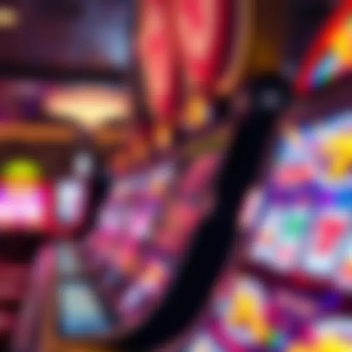 Illustration showing advanced technology integration in slot gaming