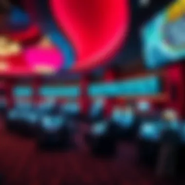 Vibrant atmosphere of Caesars Palace Sportsbook