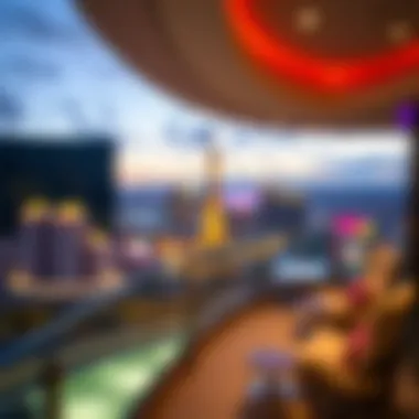 Breathtaking Balcony View Stunning view from the Cosmopolitan Penthouse balcony