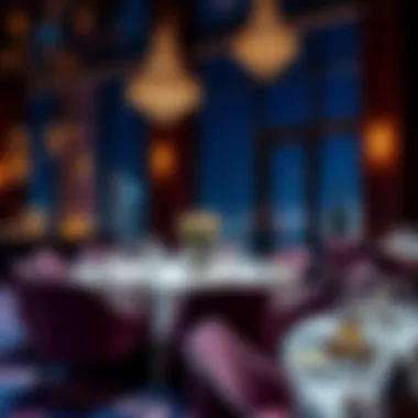 Sophisticated Dining Experience Elegant dining area in the Cosmopolitan Penthouse