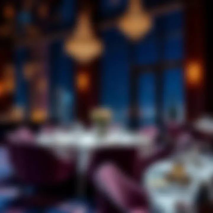 Sophisticated Dining Experience Elegant dining area in the Cosmopolitan Penthouse