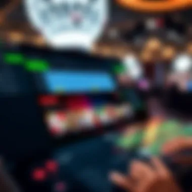 A detailed layout of a sports betting website interface showcasing navigation features