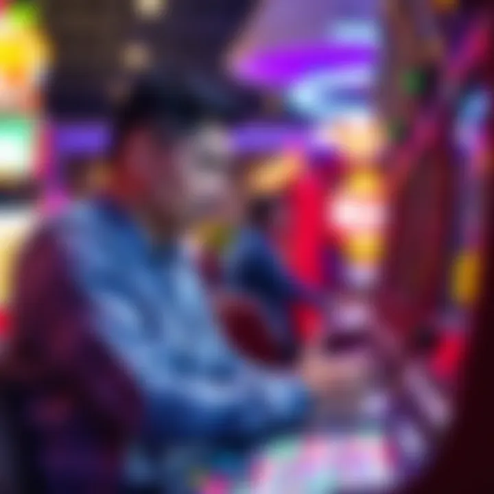 The Psychology of Keno Players A thoughtful player analyzing keno strategies.