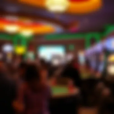 Event space within the casino hosting a community gathering