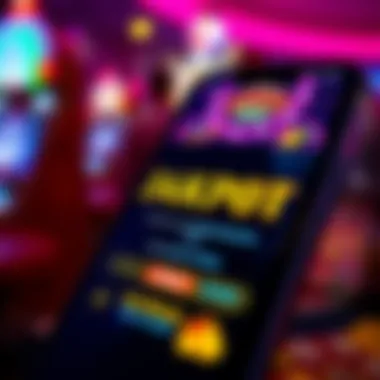 A close-up of a jackpot display on a mobile screen