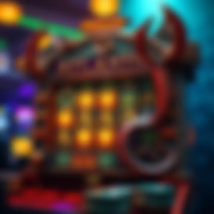 Artistic depiction of the mythical Atlantis theme in the slot game