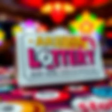 Arizona Lottery Ticket Design A captivating view of the Arizona Lottery ticket showcasing vibrant designs