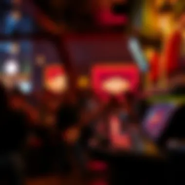 Energizing Live Music at a Las Vegas Bar A lively bar scene with live music