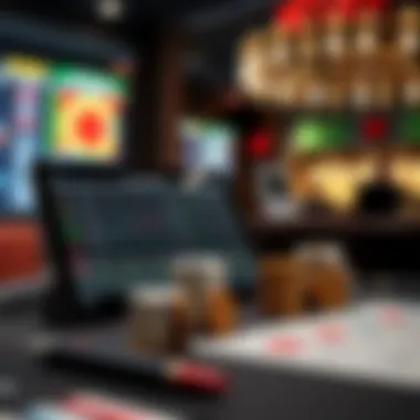 Visualization of betting strategies using analytical tools