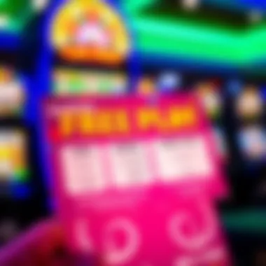Close-up of a birthday free play card with enticing offers