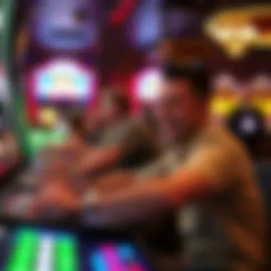 Engaging gaming action at Hollywood Casino during birthday celebrations