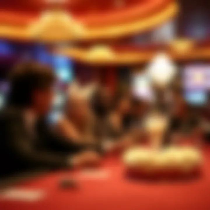 A group celebrating a birthday at a casino table