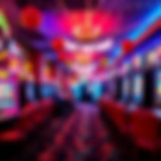 A vibrant display of birthday decorations at Hollywood Casino