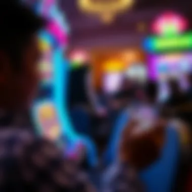 Player enjoying a candy slots game on a mobile device