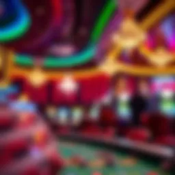 Luxurious casino interior showcasing vibrant atmosphere