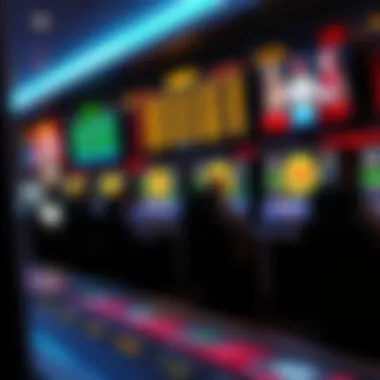 Technological advancements in sports betting displayed on digital screens