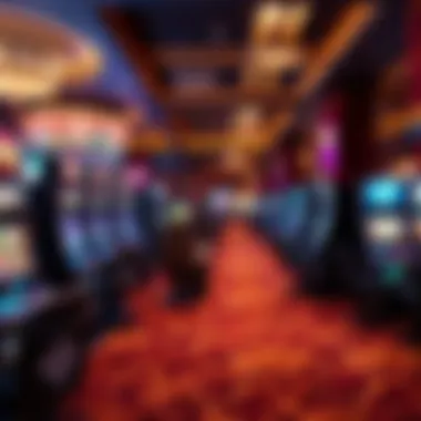 Diverse Gaming Options Available Luxurious gaming floor showcasing diverse gaming options