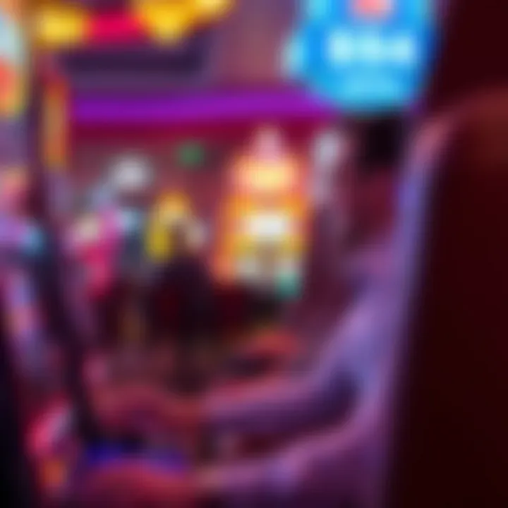 Player enjoying a classic slot game in a Las Vegas casino