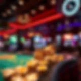 The Allure of Free Chips in Casinos A vibrant casino environment showcasing free chips
