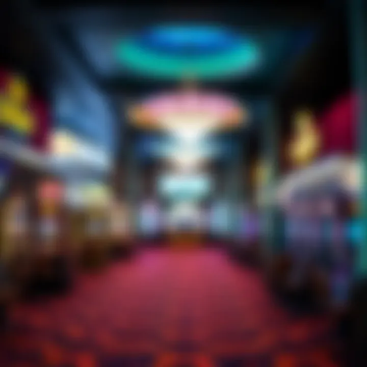 A beautifully designed casino floor in Downtown Grand, featuring an array of gaming options