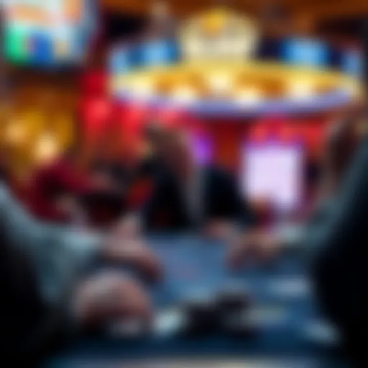 Illustration of a strategic gameplay scenario in online poker