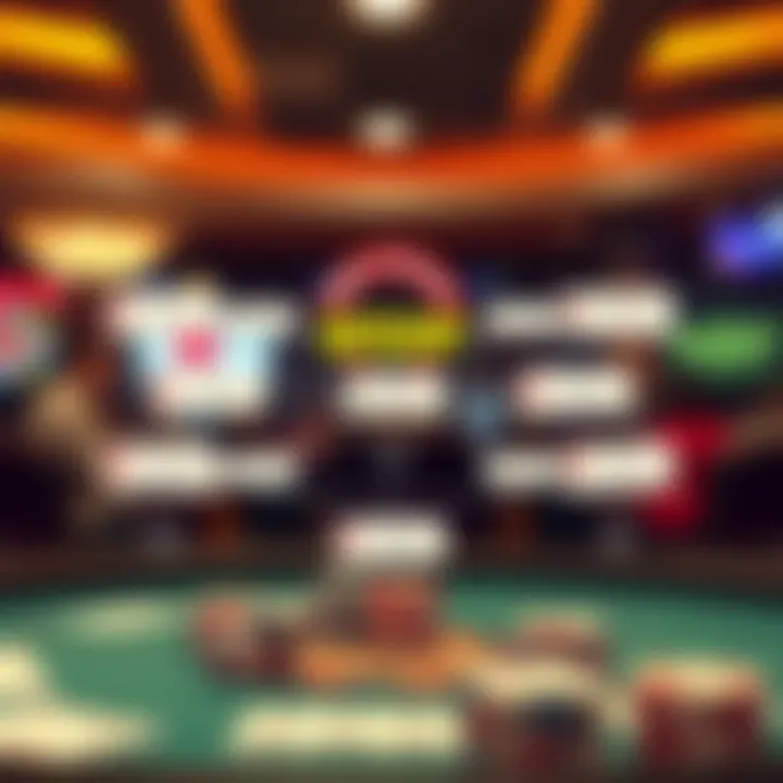 Graphic representation of WSOP tournament structure