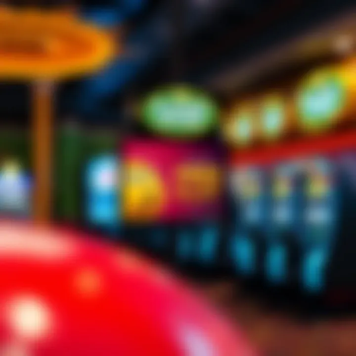 Exciting Promotional Offers Promotional signage highlighting free play offers at the casino