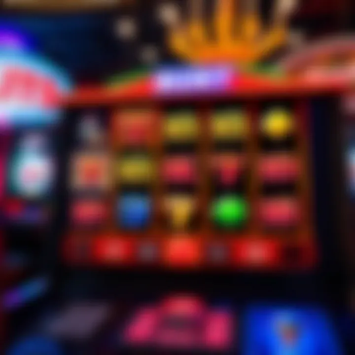 Exciting Slot Game Bonus Features Exciting bonus features displayed on a slot game screen