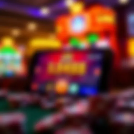 A smartphone displaying a vibrant game interface with cash rewards highlighted